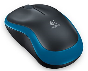 Logitech M185 USB Wireless Compact Mouse - Blue