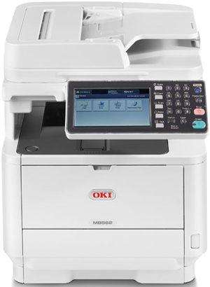 OKI MB562dnw 45ppm Mono Laser MFC Printer WiFi