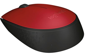 Logitech M171 USB Wireless Mouse - Red