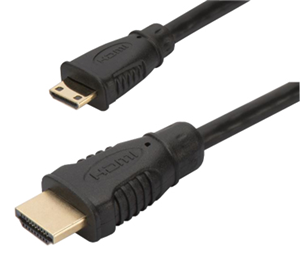 Digitus HDMI Type A (M) to HDMI Mini-C (M) 2.0m Monitor Cable