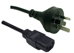 Digitus 10A/250V IEC (M) to 3 Pin Power (M) 1.8m Power Cord