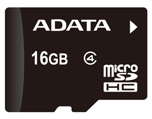 ADATA microSDHC Class 4 Card 16GB