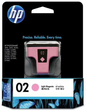 HP 02 Light Magenta Ink Cartridge