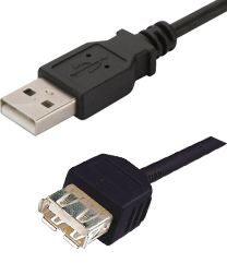 Digitus USB 2.0 Type A (M) to USB Type A (F) 5m Extension Cable