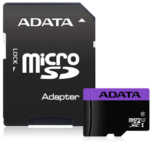 ADATA Premier microSDXC UHS-I Card with Adapter 64GB