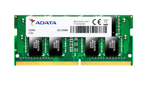ADATA 16GB DDR4-2666 1024X8 SODIMM Lifetime wty BLK