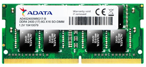 ADATA 16GB DDR4-2666 1024X8 SoDIMM Lifetime wty