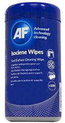 AF Isoclene Anti-Bacterial Office Wipes Tub of 100