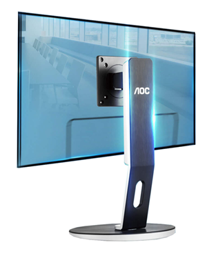 AOC H271 19-27 LCD Height Adjust Monitor Stand 75mm & 100mm VESA