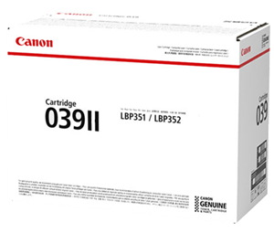 Canon CART039II Black Toner 25,000 Pages